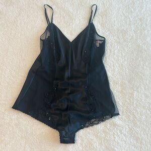 Vintage Victoria’s Secret pink label teddy Size M